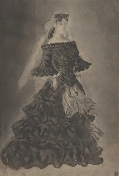 A Lady With A Veil