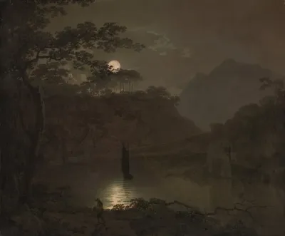 A Lake By Moonlight