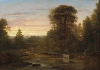 A Landscape After Sunset