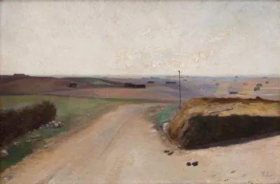 A Landscape The Island Of Mors Jutland