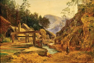 A Landscape With A Hammer Mill