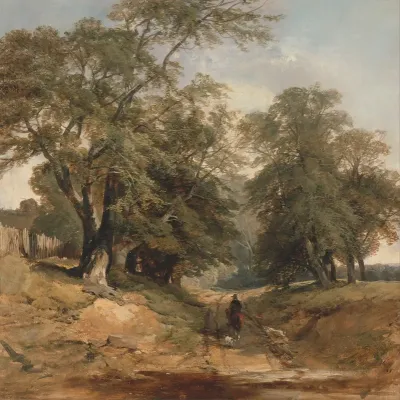 A Landscape With A Horseman