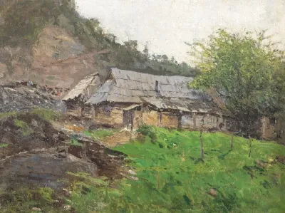 A Landscape With A Hut