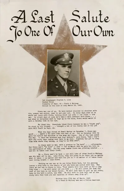 A Last Salute To One Of Our Own