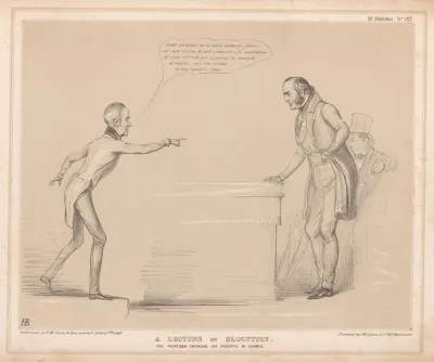 A Lecture On Elocution The Professor Enforcing His Precepts By Example 2