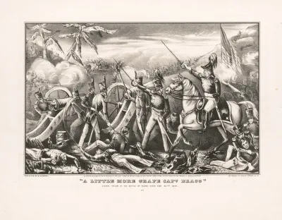 A Little More Grape Capt Bragg General Taylor At The Battle Of Buena Vista Feby 23d 1847 2