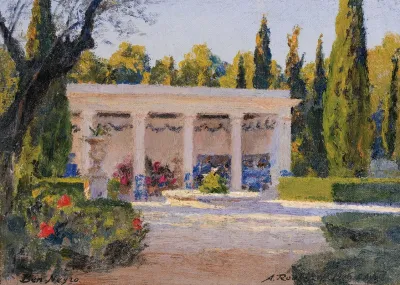A Loggia In The Ben Negro Park In Bizerte