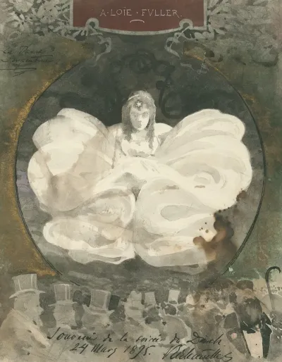 A Loie Fuller Souvenir De La Soiree Du Dimch 24 Mars 1895