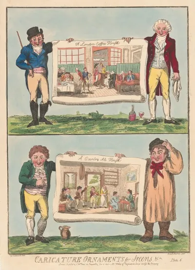 A London Coffee House A Country Ale House