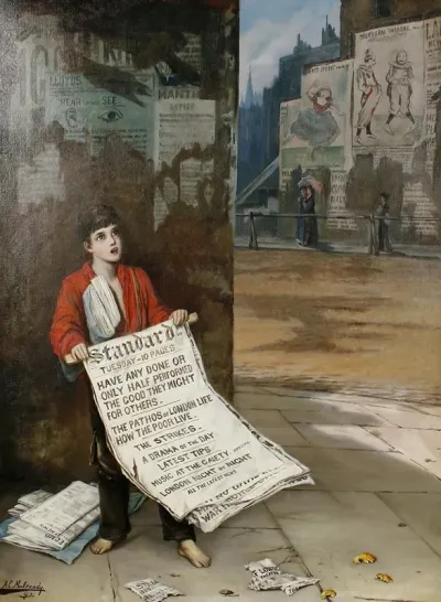 A London Newsboy