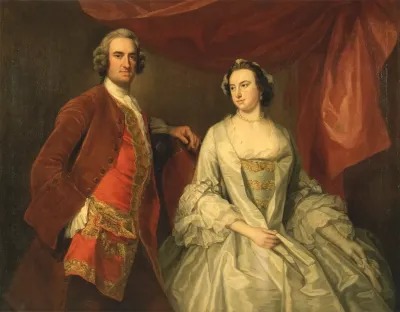 A Man And A Woman Possibly Of The Missing Family Of Little Park House Wickham Hampshire