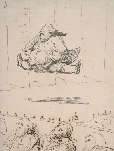 A Man Doing The Splits