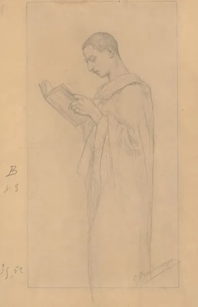 A Man Reading 2