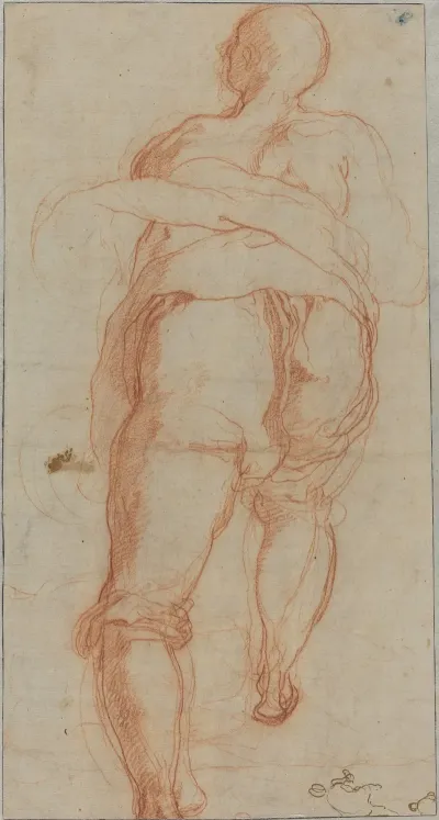 A Man Seen From Behind Verso