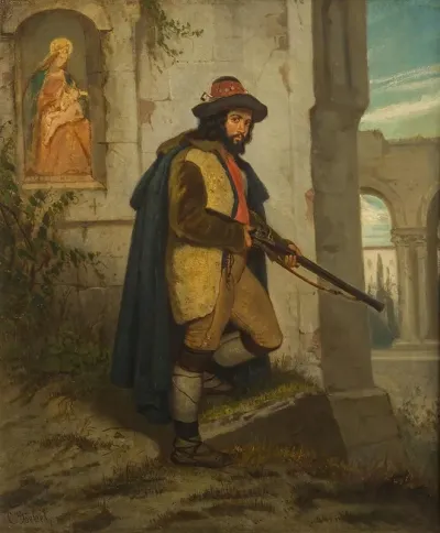 A Man With A Rifle