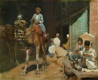 A Market In Ispahan