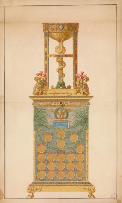 A Medal Cabinet For Napoleon