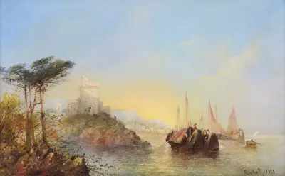 A Mediterranean Coastal Scene