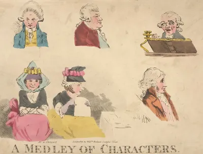 A Medley Of Characters At A Concert