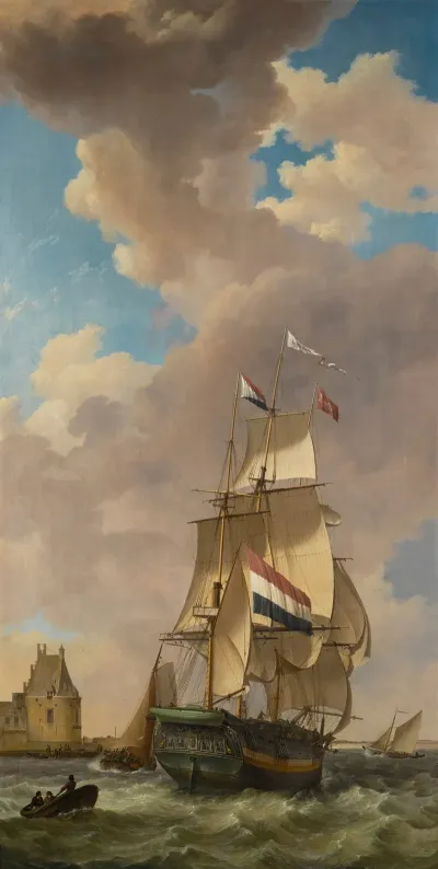 A Merchantman Off Veere