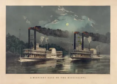 A Midnight Race On The Mississippi 2