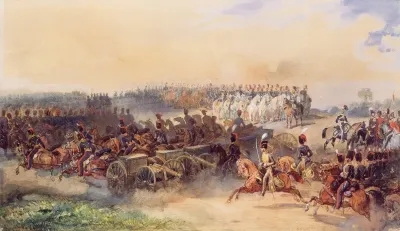 A Military Review At Woolwich