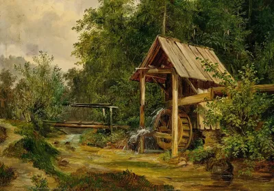 A Mill By A Creek 2