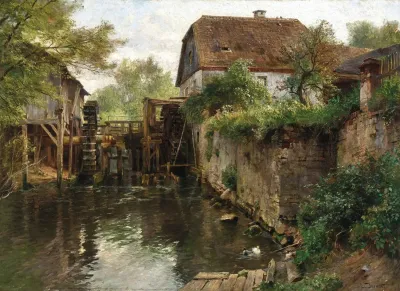 A Mill By A Creek