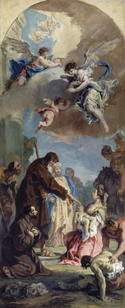 A Miracle Of Saint Francis Of Paola