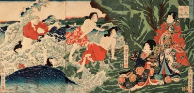 A Modern Prince Genji At Chigogafuchi Enoshima