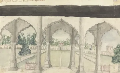 A Mogul Garden In Aurangabad