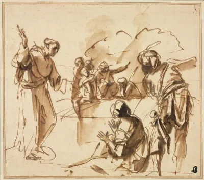A Monk Preaching 2