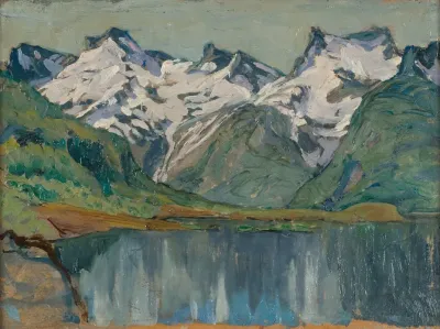 A Mountain Lake Study From North Norway