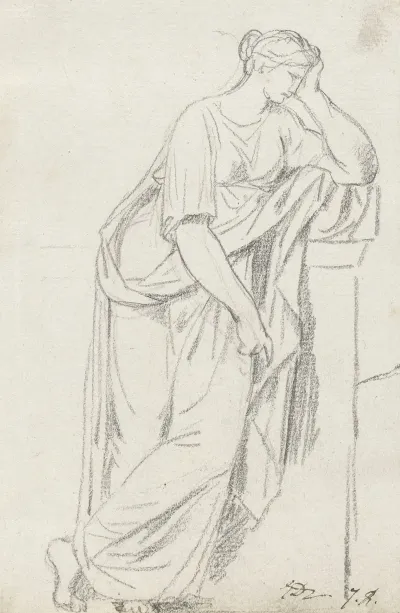 A Muse From The Sarcophagus Of The Muses