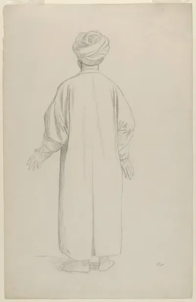 A Muslim Preparing For Prayer