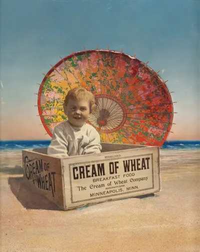 A New Arrival At Palm Beach Cream Of Wheat Advertisement