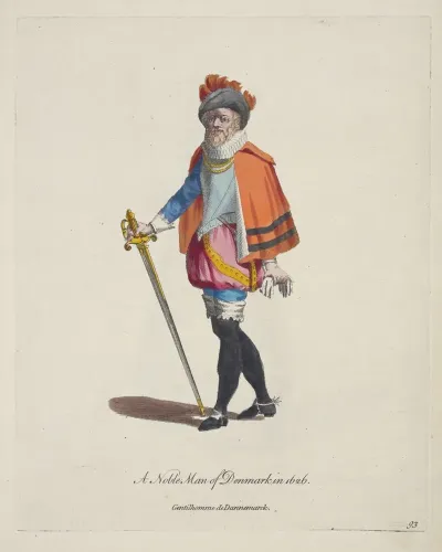 A Noble Man Of Denmark In 1626 Gentilhomme De Dannemarck