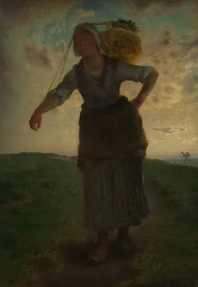 A Norman Milkmaid At Greville