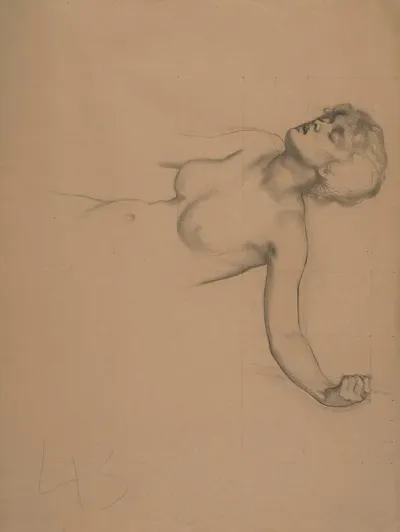 A Nude Study Of A Woman