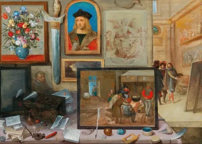 A Painter In His Workshop