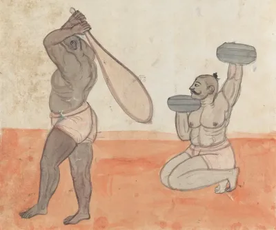 A Pair Of Jeyties Weightlifting