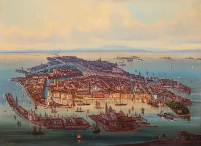 A Panoramic View Of Venice