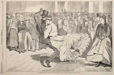 A Parisian Ball Dancing At The Casino