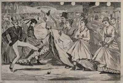 A Parisian Ball Dancing At The Mabille Paris