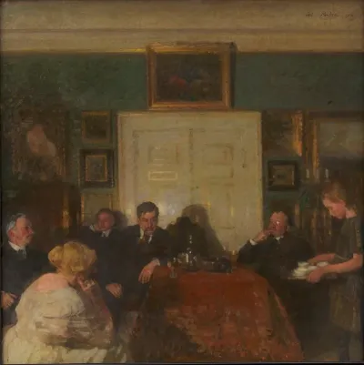 A Party In The Artists Home