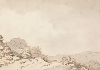 A Path On A Hilltop