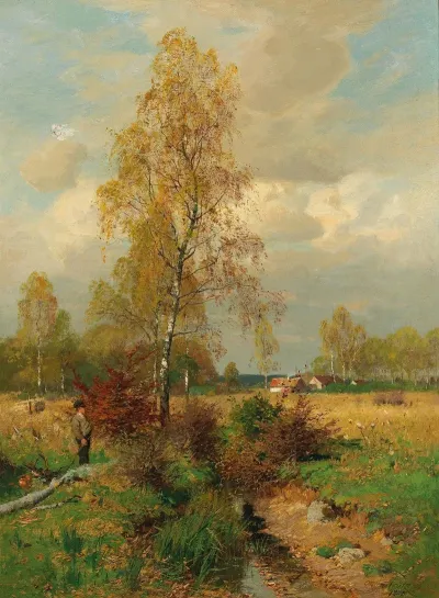 A Peasant At The Edge Of The Woods