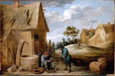 A Peasant Eating Mussels