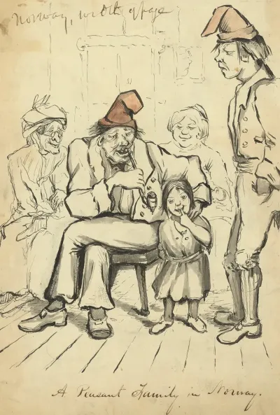 A Peasant Family In Norway