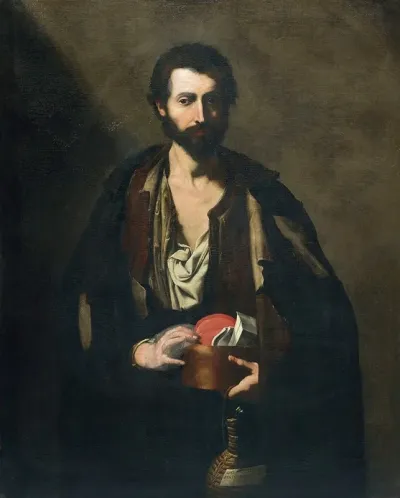 A Philosopher With A Wine Flask